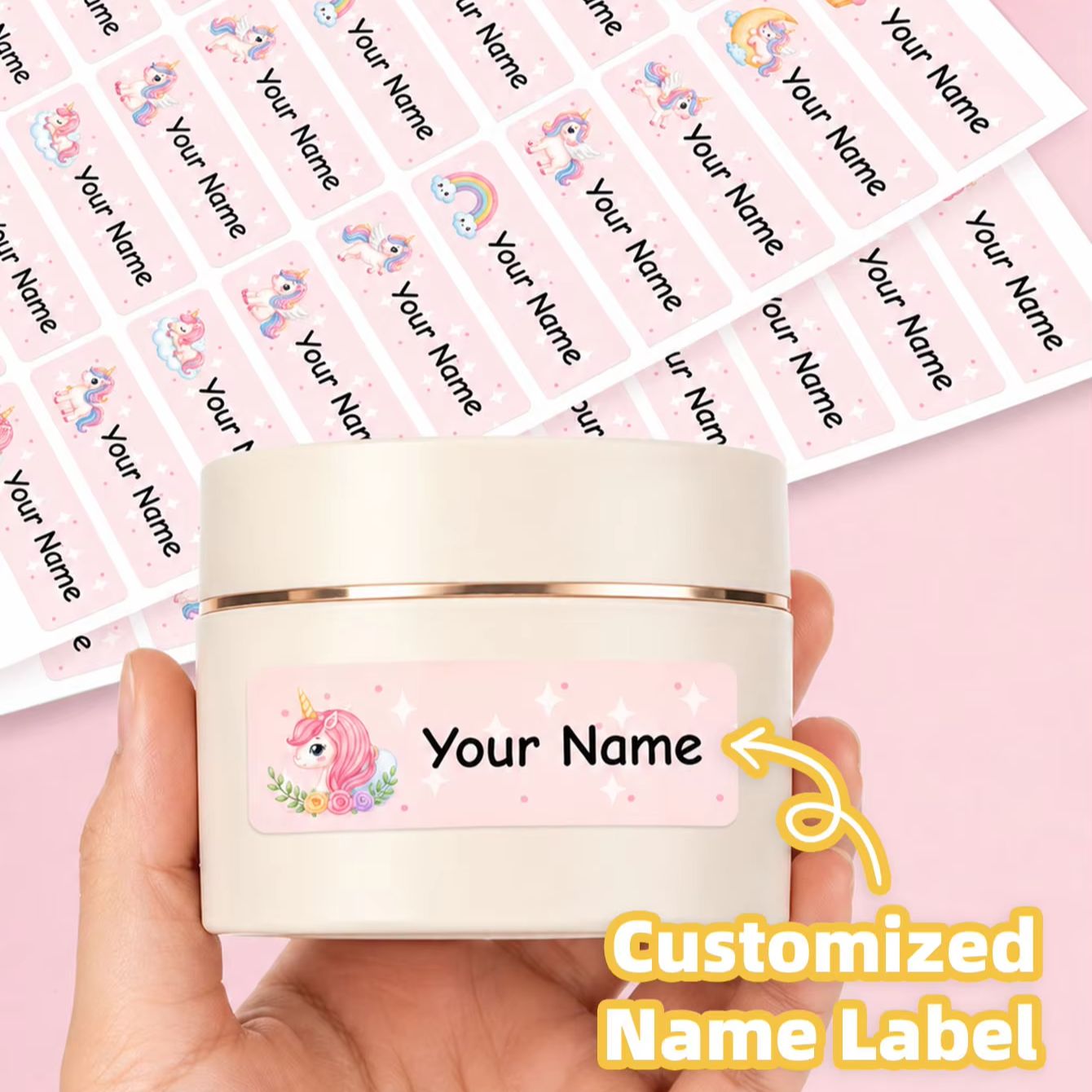 Laptop Accessories Name - 1-300PCS Custom Personalized Waterproof Name Stickers
