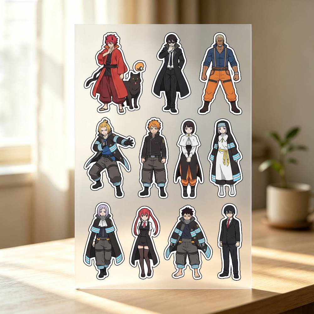 Laptop Accessories Wallpaper - 1pc Fire F-orce Stickers Auto Body