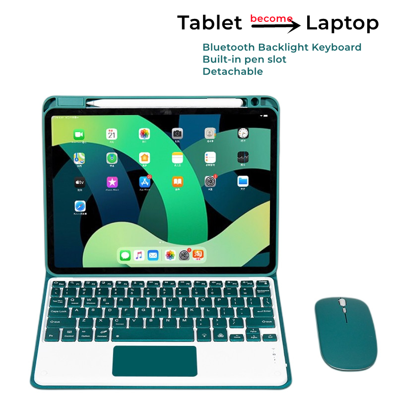 Backlight Keyboard Case Mouse  - Laptop Accessories Combo 评论和价格