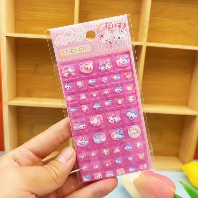 2/4p Solid Square Sticker Diy  - Laptop Accessories To Gift 评论和价格