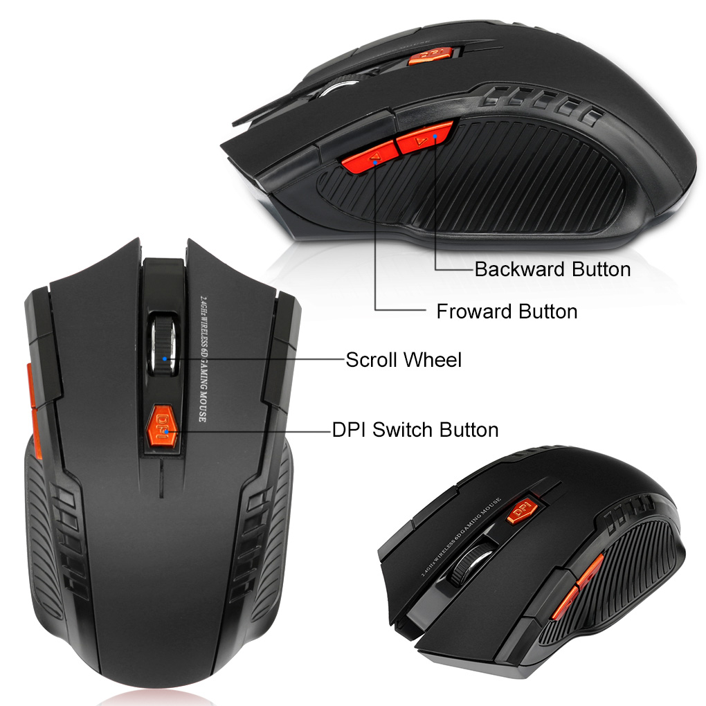 2.4G Wireless Mouse 1600DPI Op - Laptop Electronics Accessories 评论和价格