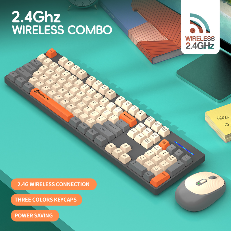 2.4G Wireless Office Keyboard  - Laptop Accessories Combo 评论和价格