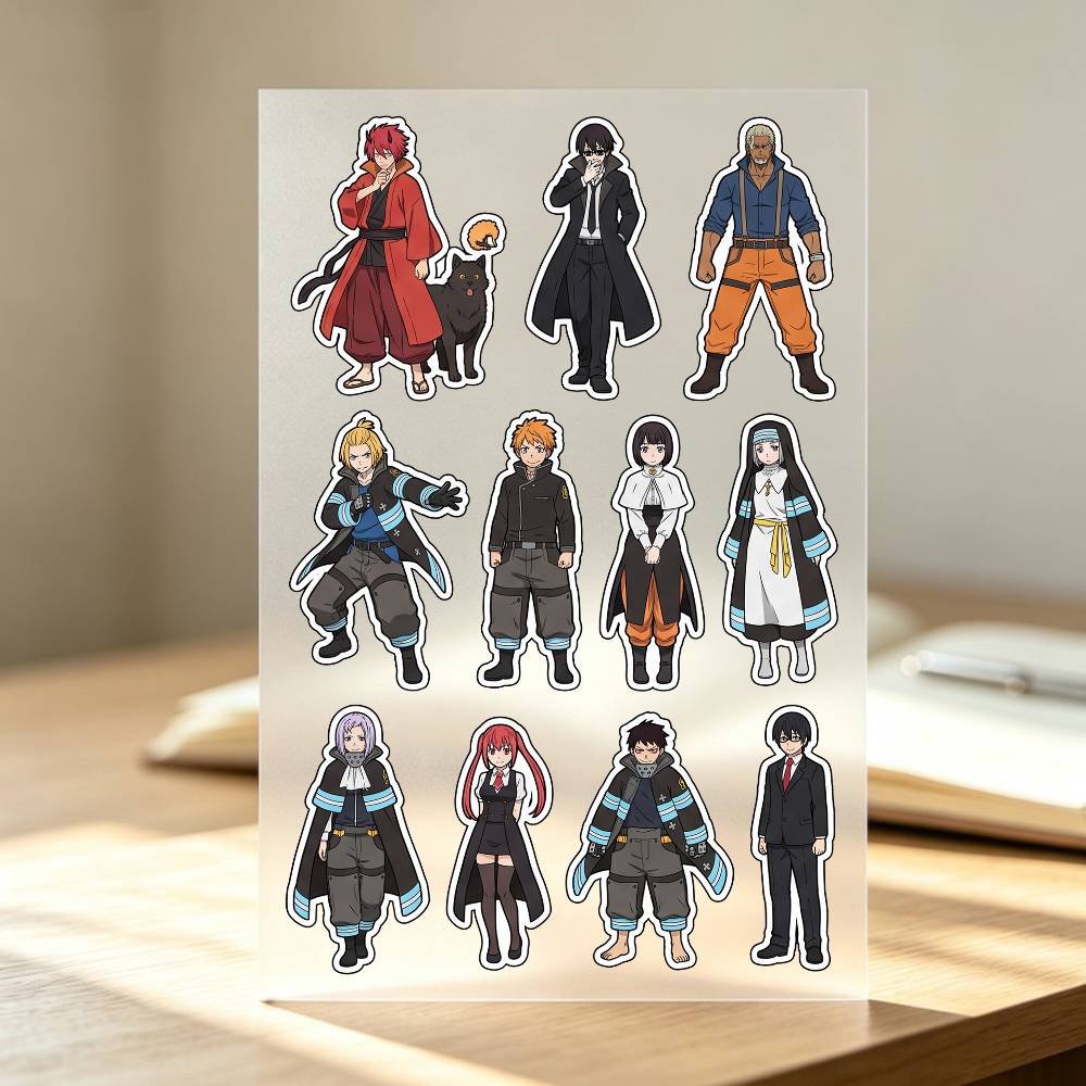 1pc Fire F-orce Stickers Auto  - Laptop Accessories Wallpaper 评论和价格