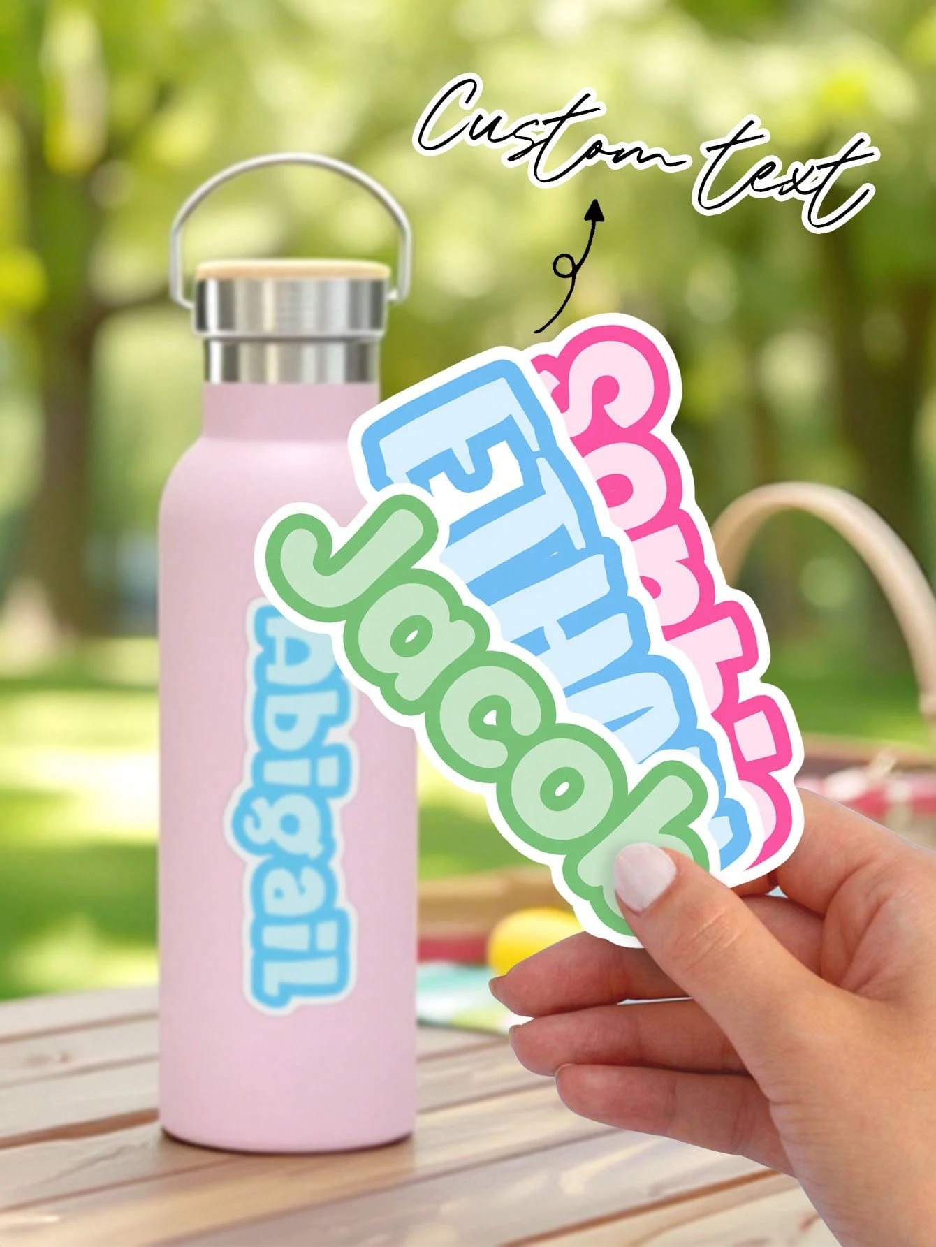 50Pcs Custom Name Stickers, Cr - Laptop Accessories Name 评论和价格