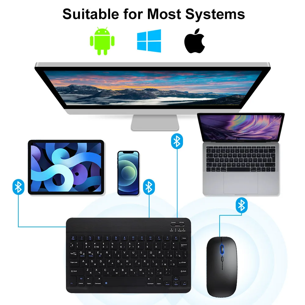 New 2025 Bluetooth Wireless Ke - Laptop Accessories Combo 评论和价格