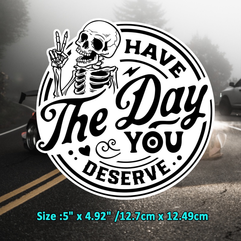 Skull Have A Day You Deserve W - Laptop Accessories To Have 评论和价格