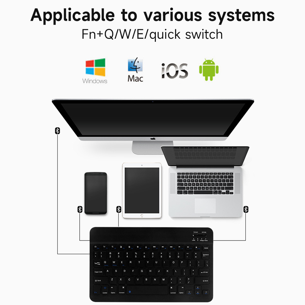 Bluetooth Keyboard for IOS And - Laptop Accessories Combo 评论和价格