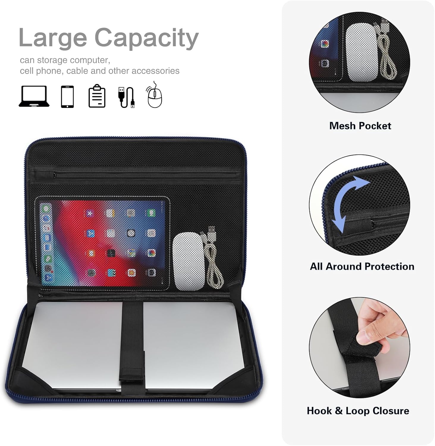 13 14 15.6 17 inch Laptop Slee - Laptop Accessories Travel Case 评论和价格