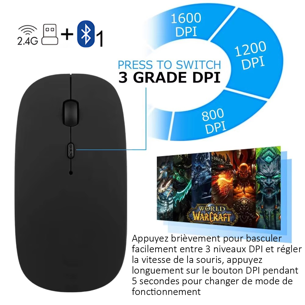 Ultra Slim Dual Mode French AZ - Laptop Accessories Combo 评论和价格