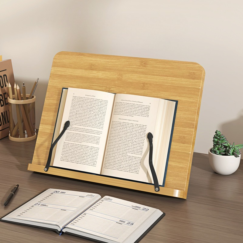 Wooden Reading Book Stand, Mul - Laptop Office Accessories 评论和价格
