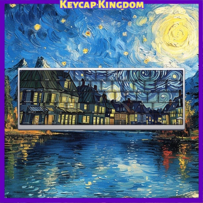Van Gogh Starry Sky Theme Keyc - Laptop Accessories To Gift 评论和价格