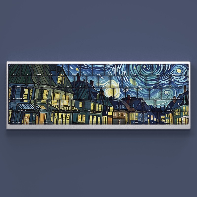 Van Gogh Starry Sky Theme Keyc - Laptop Accessories To Gift 评论和价格