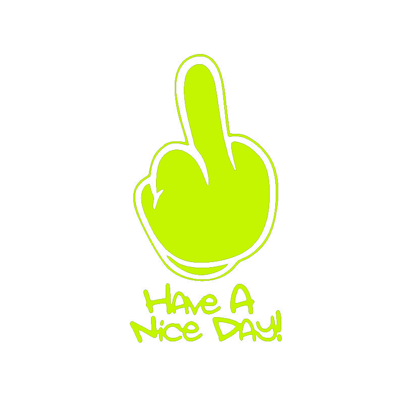 1pc Have A Nice Day Middle Fin - Laptop Accessories To Have 评论和价格