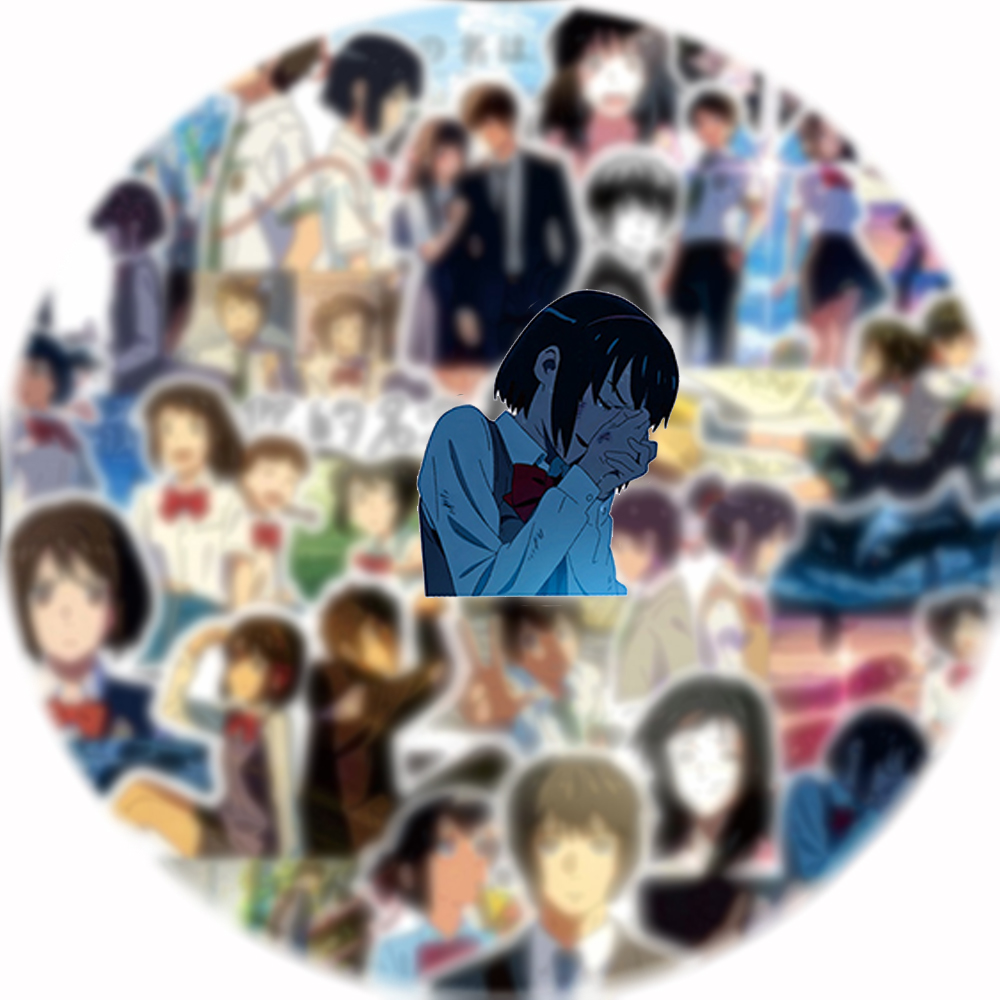 70pcs Your Name Anime Stickers - Laptop Accessories Name 评论和价格