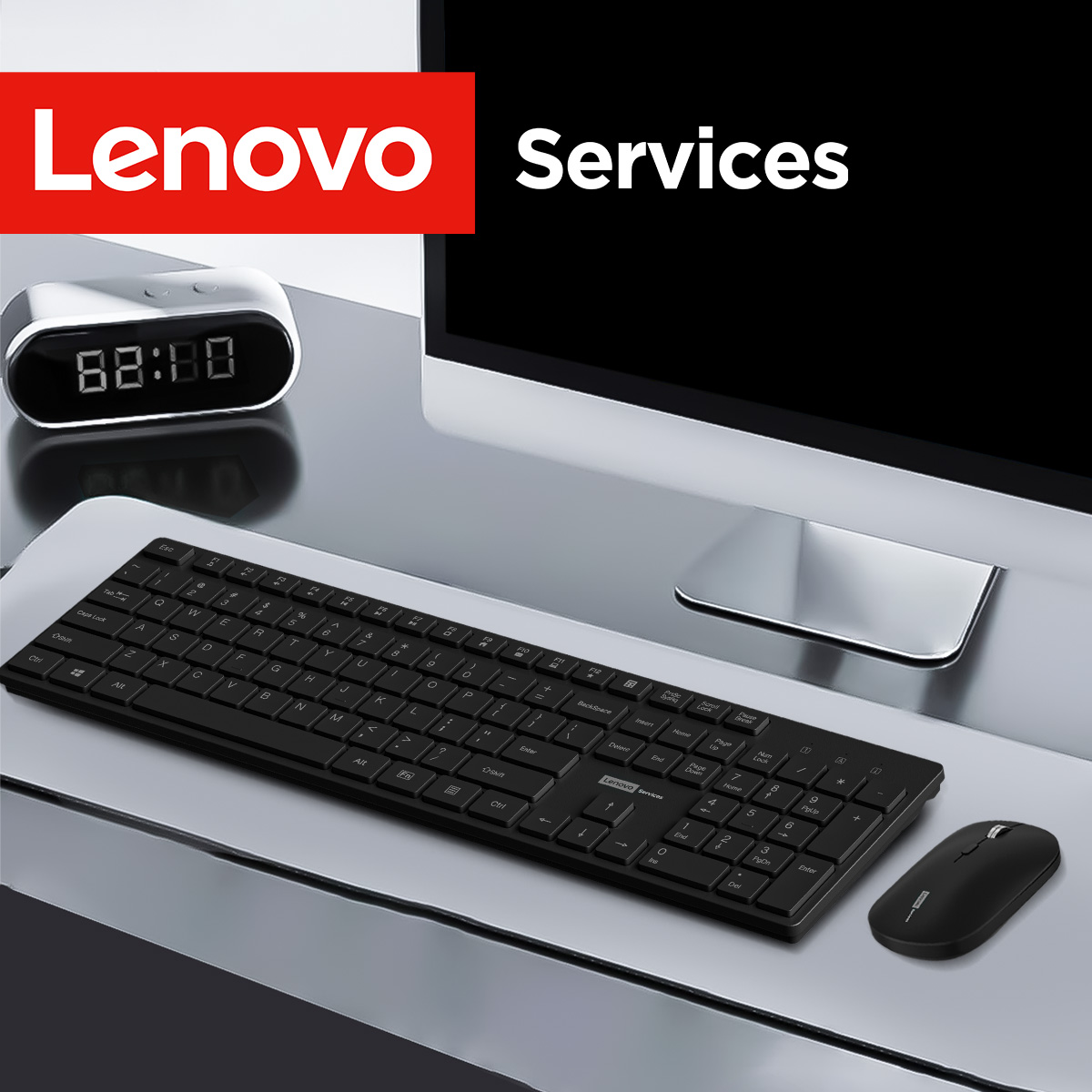 Lenovo KN220 Silent 2.4G Wirel - Laptop Accessories Combo 评论和价格