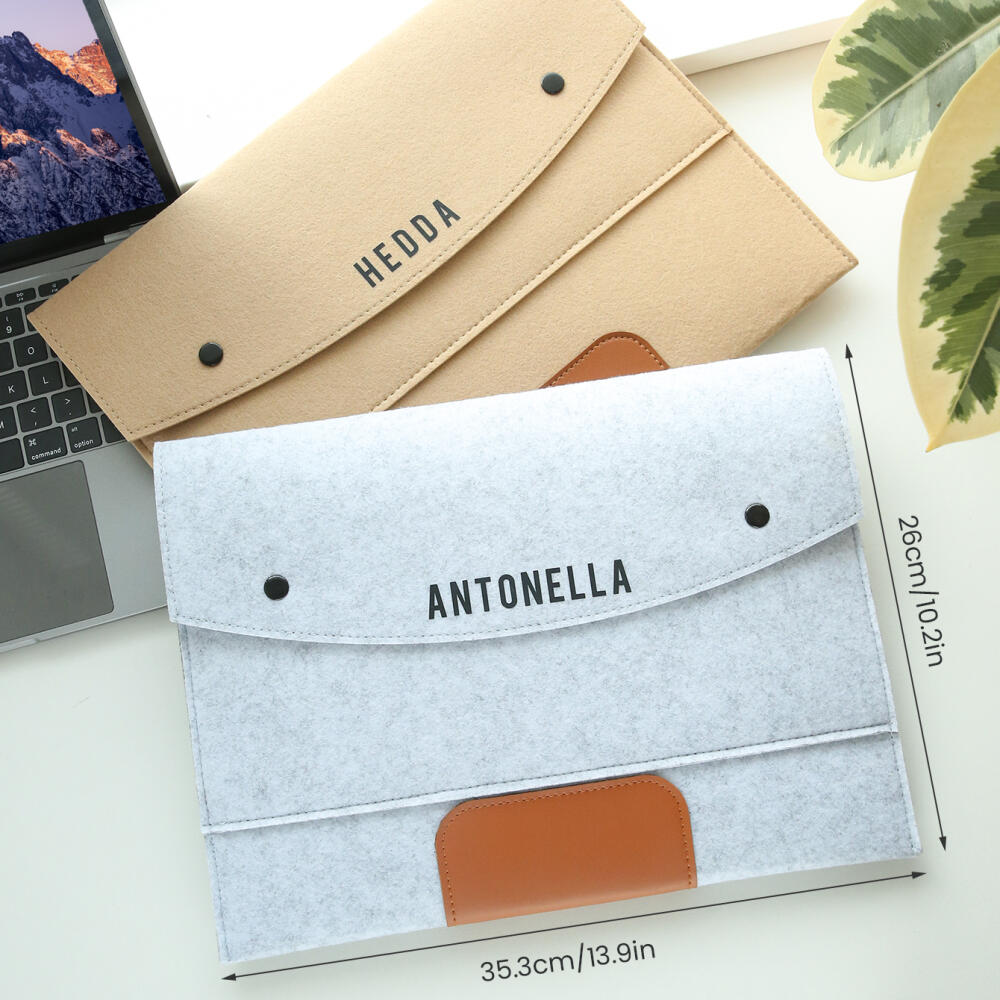 Custom Name Felt Document Fold - Laptop Accessories Name 评论和价格