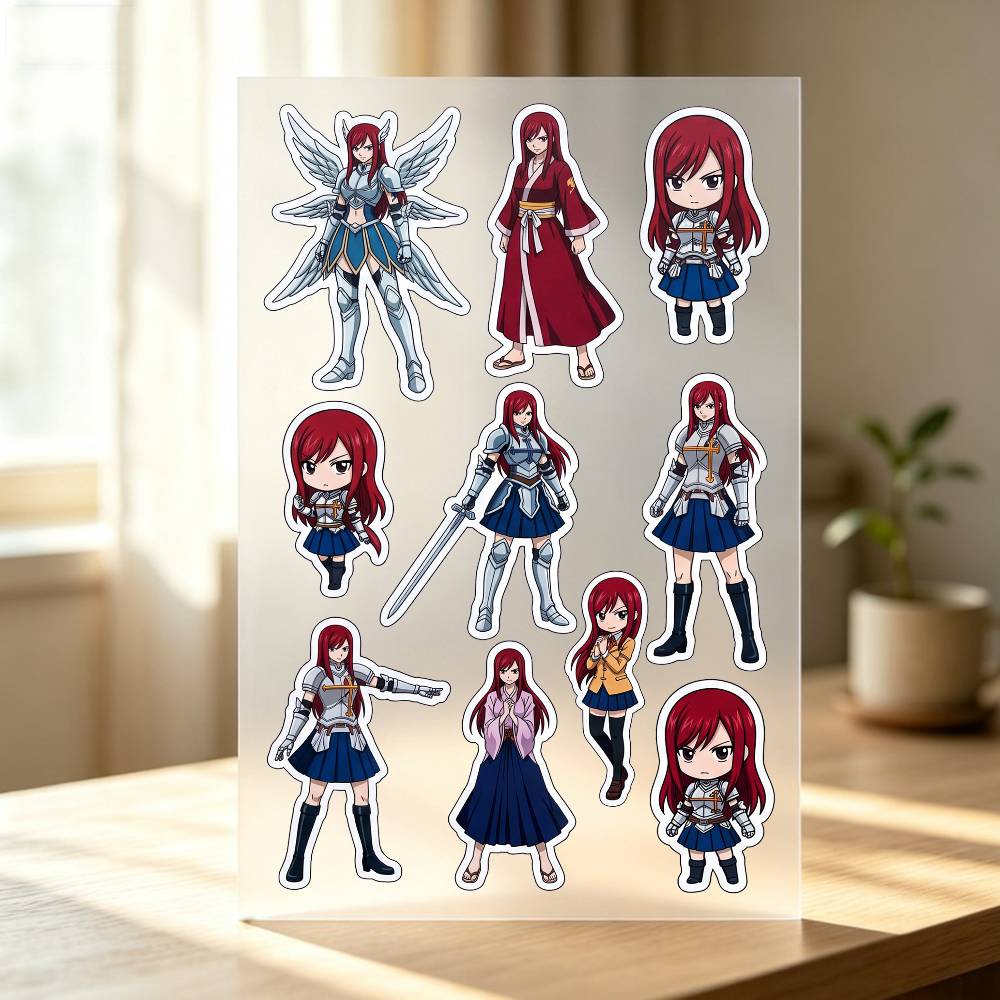 1pc E-rza Scarlet Stickers Aut - Laptop Accessories Wallpaper 评论和价格