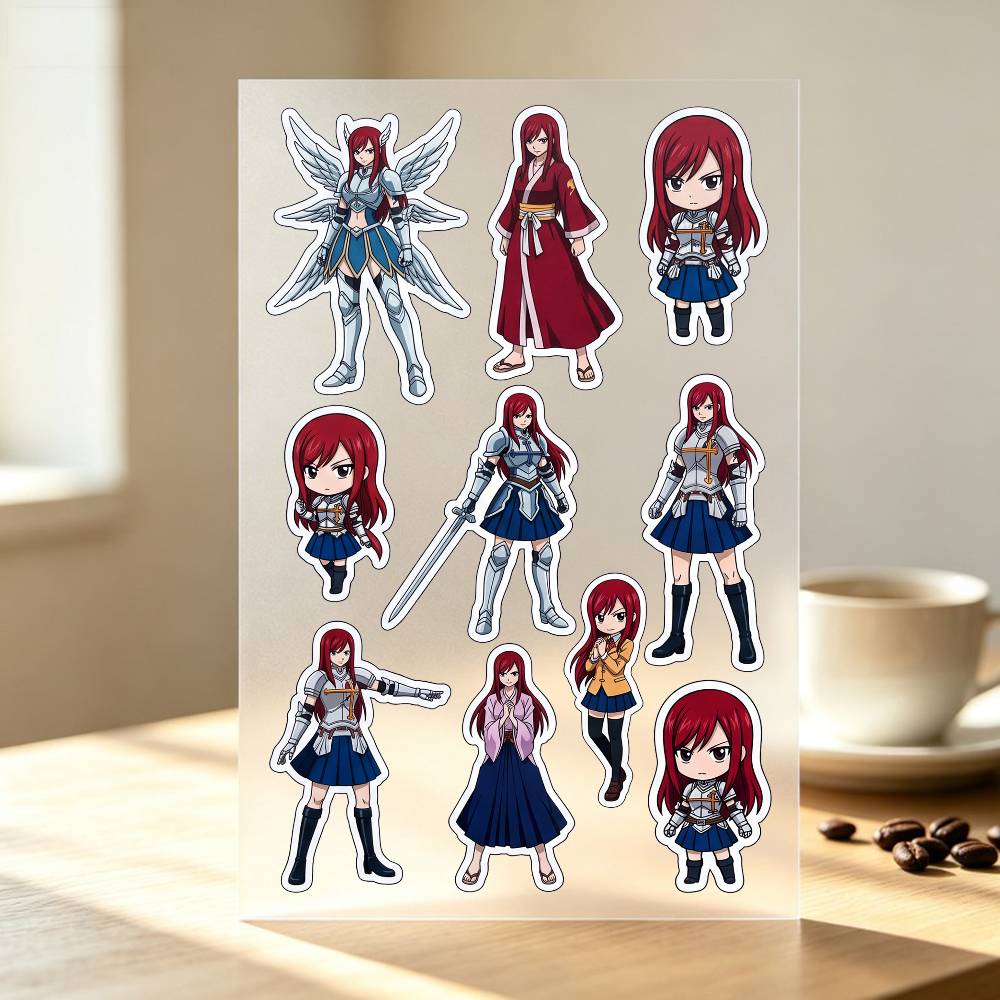 1pc E-rza Scarlet Stickers Aut - Laptop Accessories Wallpaper 评论和价格