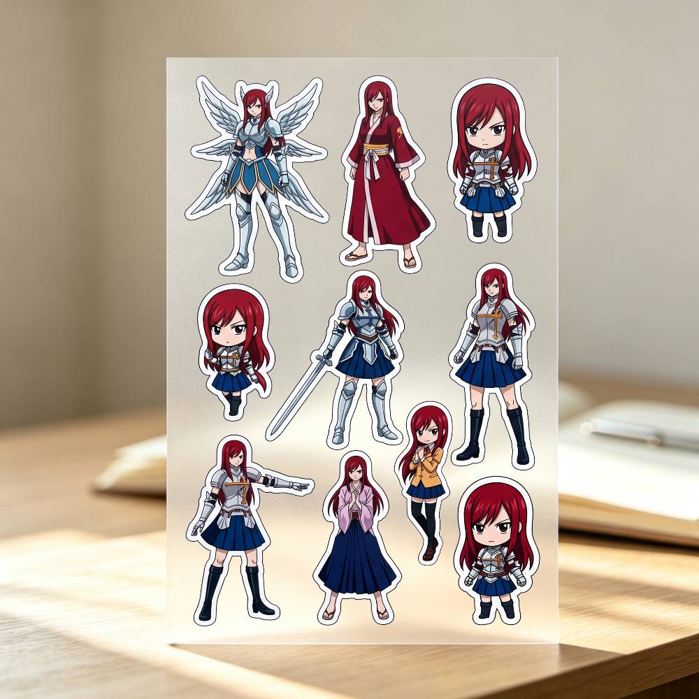 1pc E-rza Scarlet Stickers Aut - Laptop Accessories Wallpaper 评论和价格