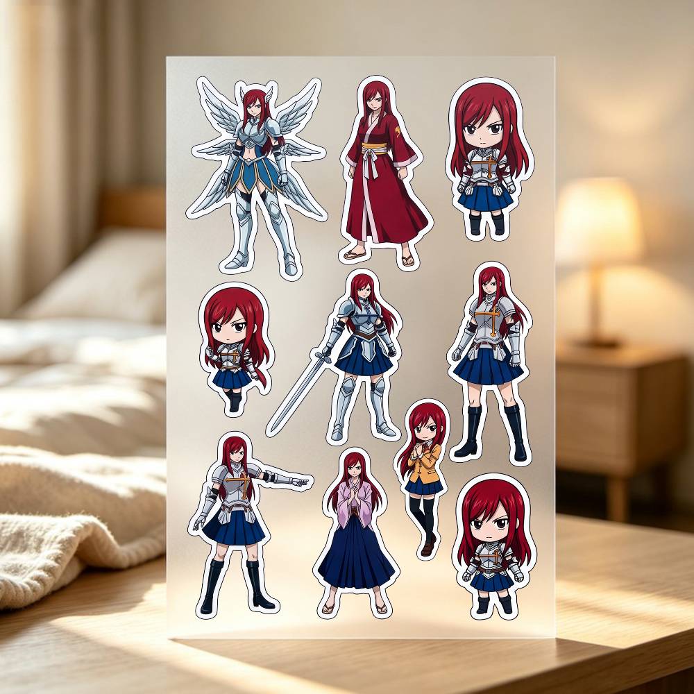 1pc E-rza Scarlet Stickers Aut - Laptop Accessories Wallpaper 评论和价格