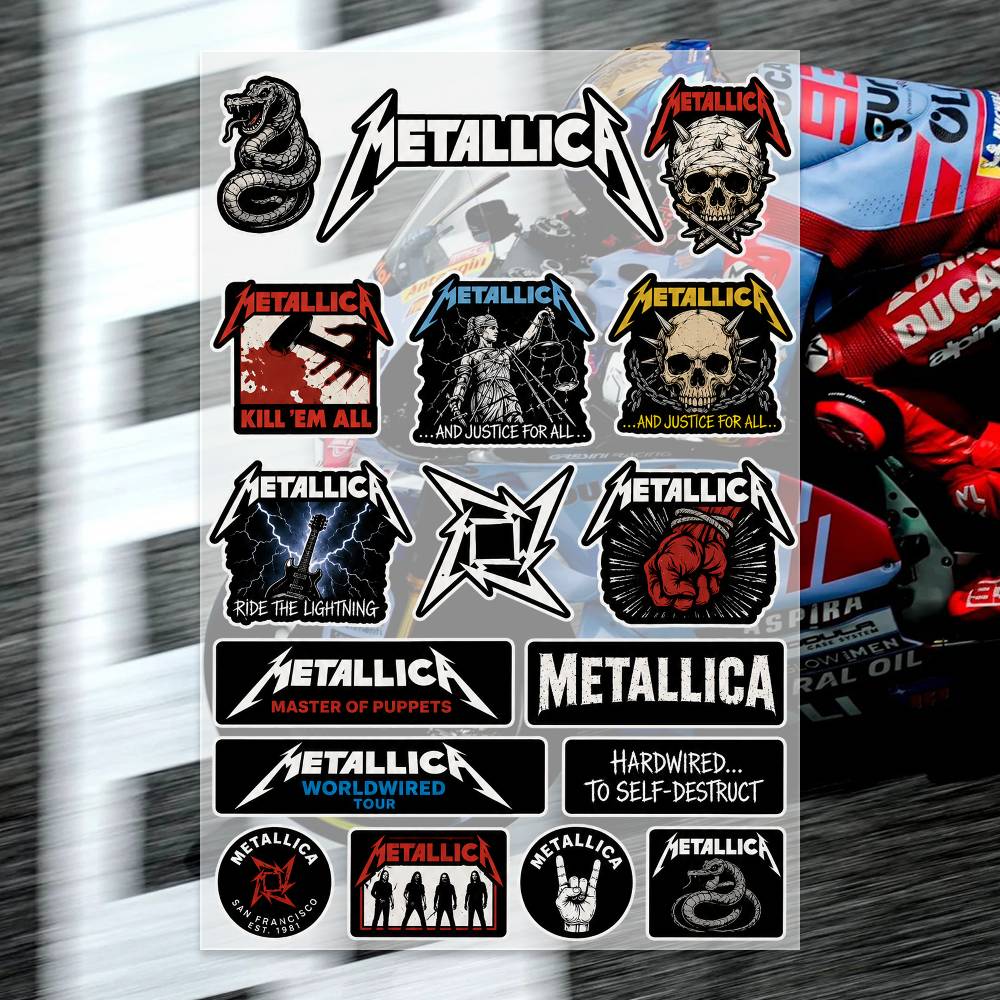 M-Metallica Stickers Moto Stic - Laptop Accessories Wallpaper 评论和价格