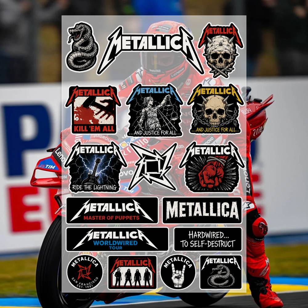 M-Metallica Stickers Moto Stic - Laptop Accessories Wallpaper 评论和价格