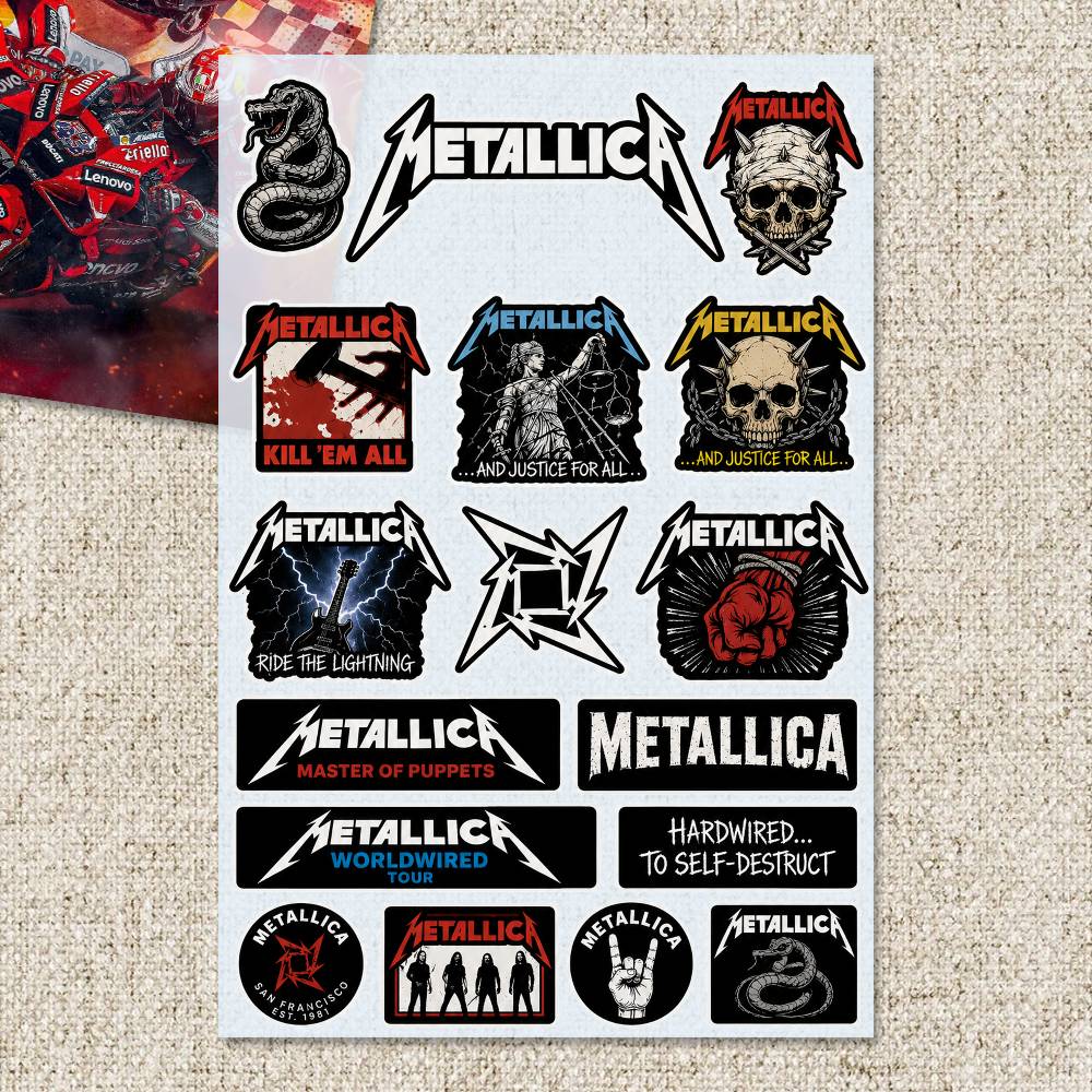 M-Metallica Stickers Moto Stic - Laptop Accessories Wallpaper 评论和价格