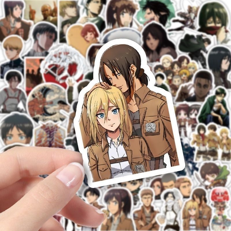 60Pcs Attack on Titan Anime St - Laptop Accessories Case 评论和价格