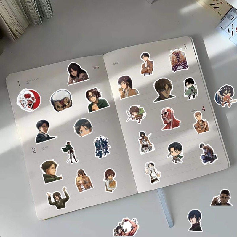 60Pcs Attack on Titan Anime St - Laptop Accessories Case 评论和价格