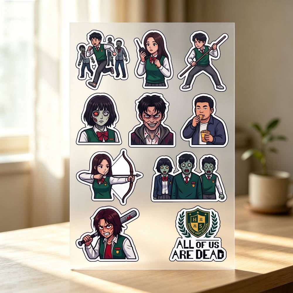 1pc All Of Us Are D-Dead Stick - Laptop Accessories Wallpaper 评论和价格