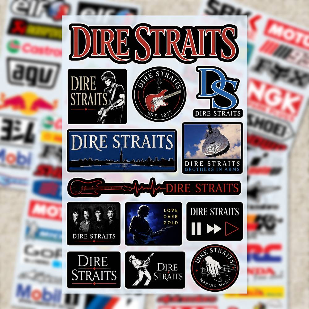 D-Dire Straits Stickers Moto S - Laptop Accessories Wallpaper 评论和价格