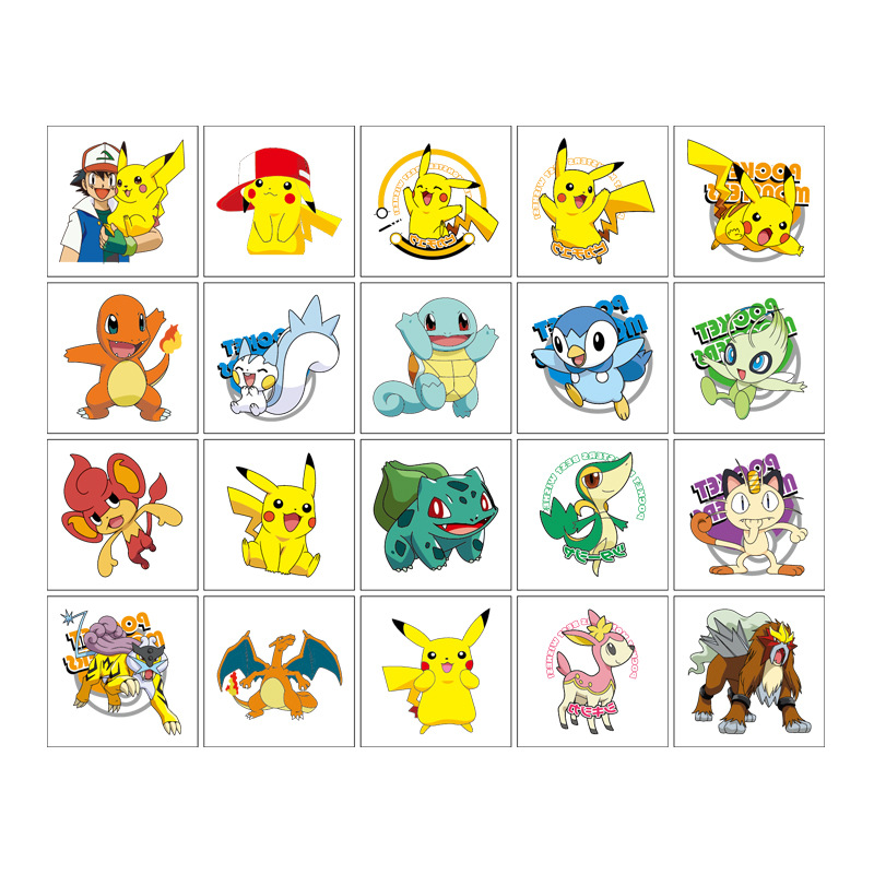 5*5cm 20pcs Pokemon Pikachu Ta - Laptop Accessories Toy 评论和价格