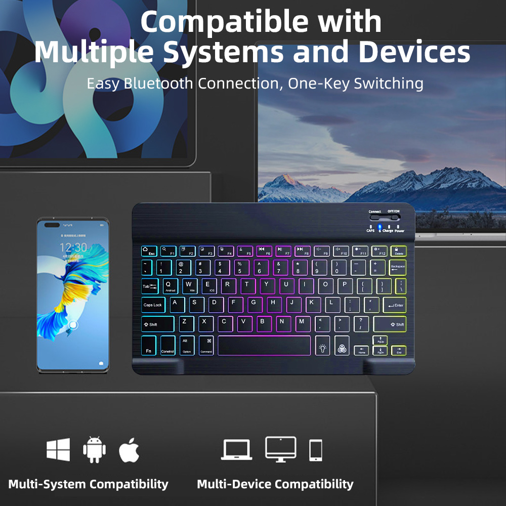 2026 Backlight Bluetooth Keybo - Laptop Accessories Combo 评论和价格
