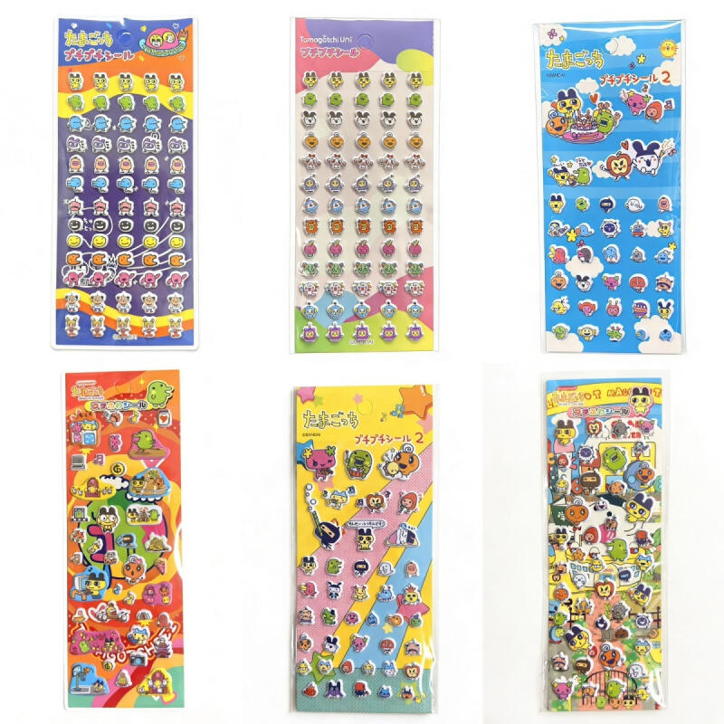 6Pcs Tamagotchi Cartoon Bubble - Laptop Accessories Toy 评论和价格