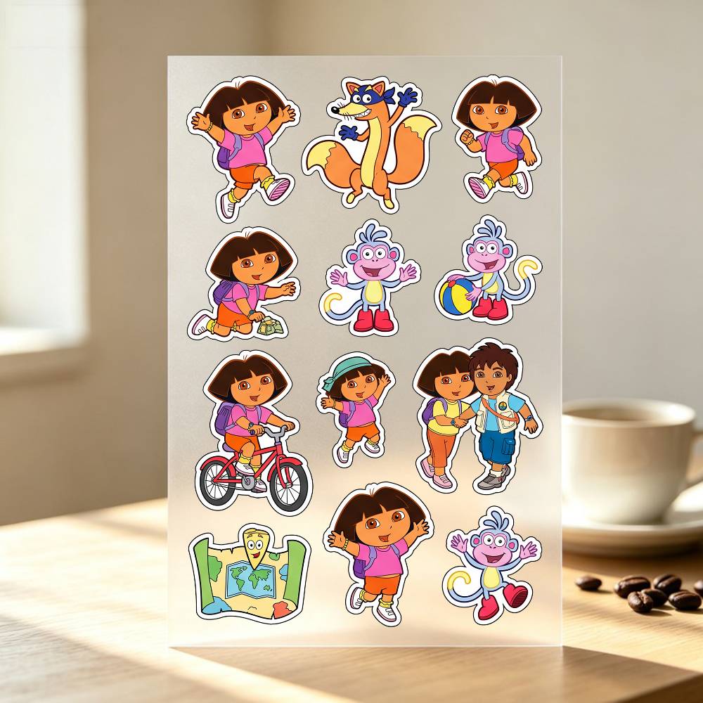 1pc D-ora The E-xplorer Sticke - Laptop Accessories Wallpaper 评论和价格