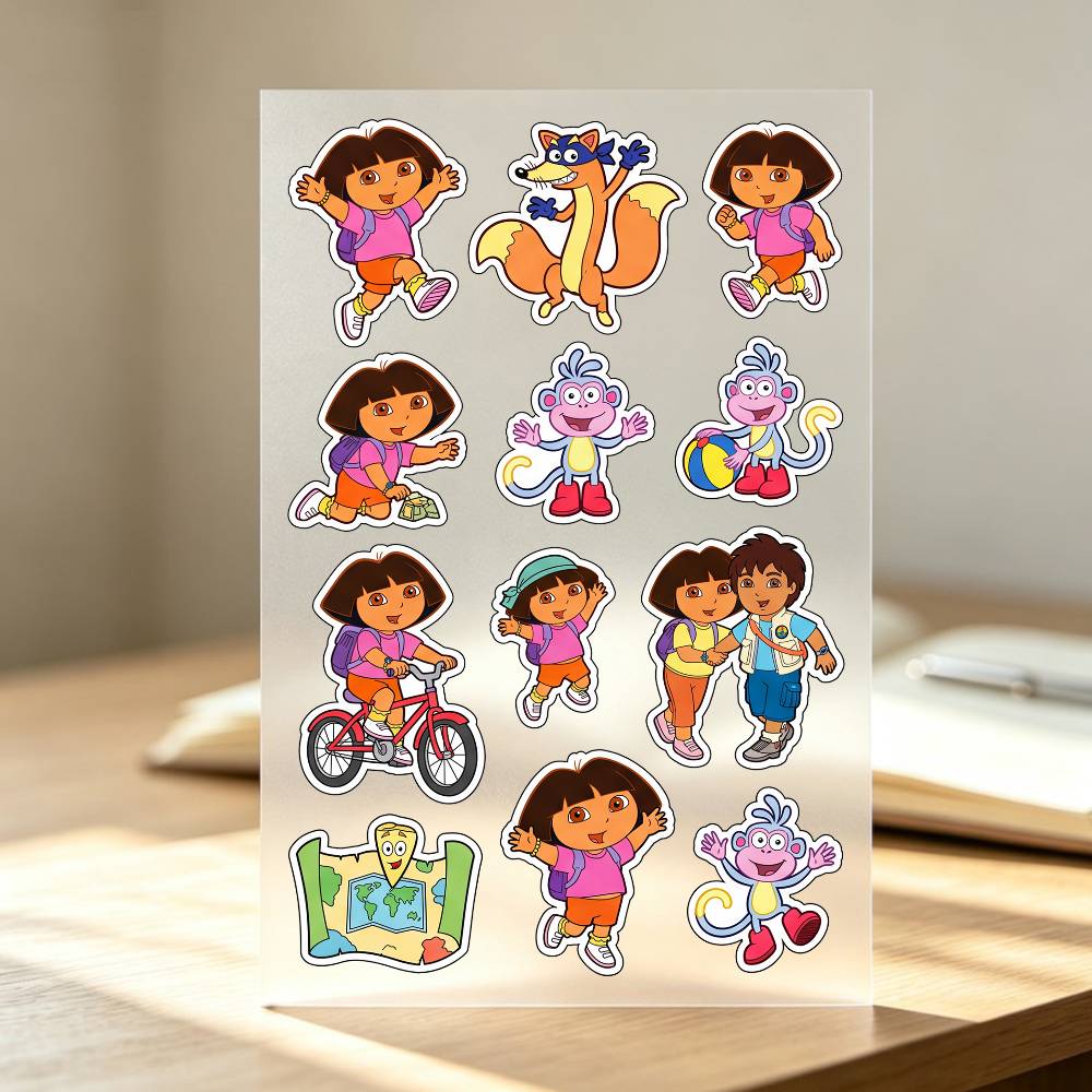 1pc D-ora The E-xplorer Sticke - Laptop Accessories Wallpaper 评论和价格