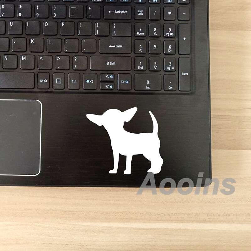 Cute Chihuahua Decal Personali - Laptop Accessories Name 评论和价格