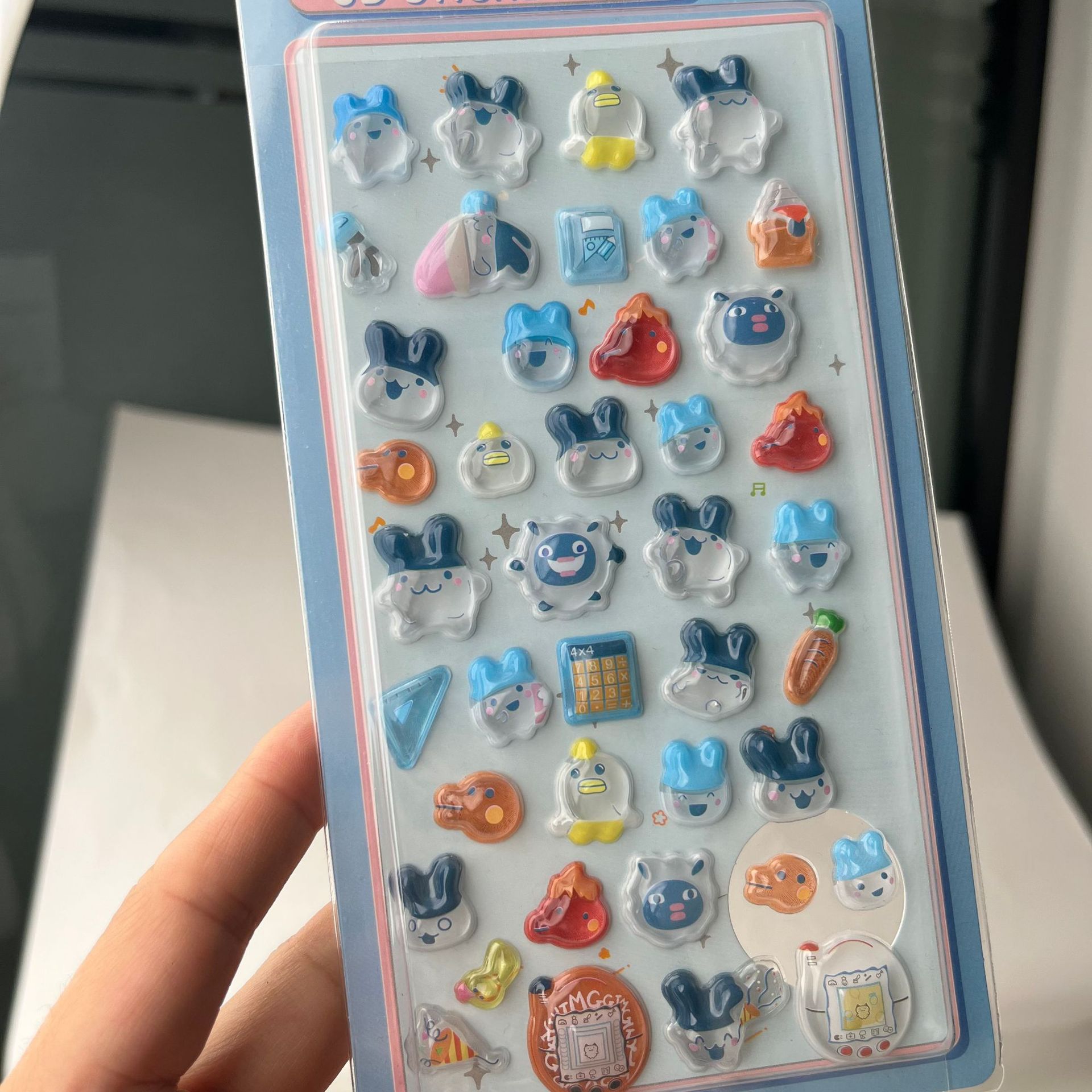 Cute Tamagotchi 3D Puffy Stick - Laptop Accessories Toy 评论和价格