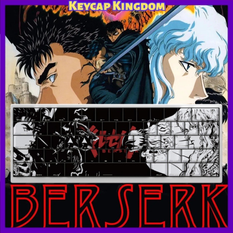 BERSERK Theme Anime Keycap 98  - Laptop Accessories To Gift 评论和价格