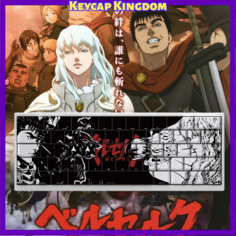 BERSERK Theme Anime Keycap 98  - Laptop Accessories To Gift 评论和价格