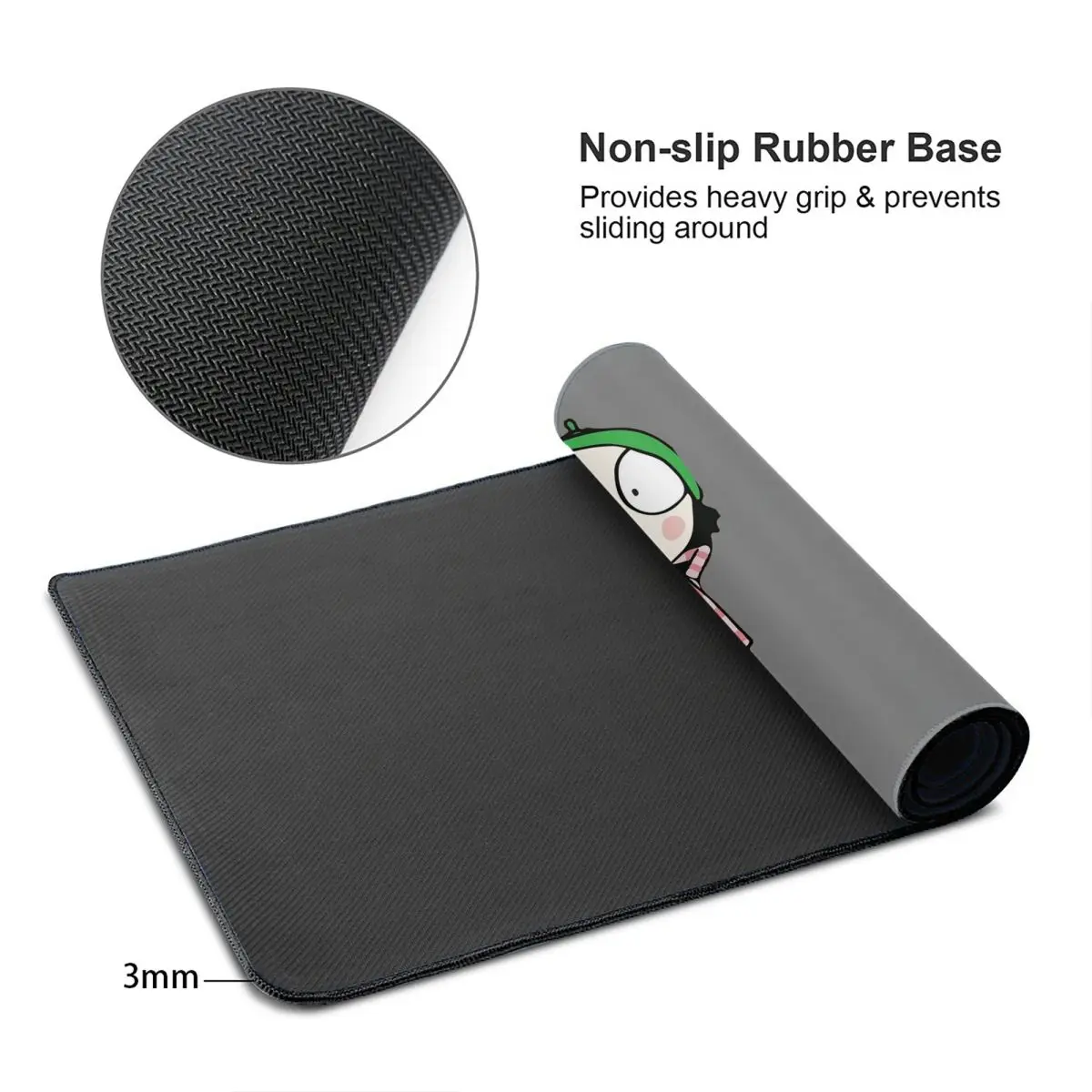 Large Mouse Pad Sarah And Duck - Laptop Accessories To Have 评论和价格