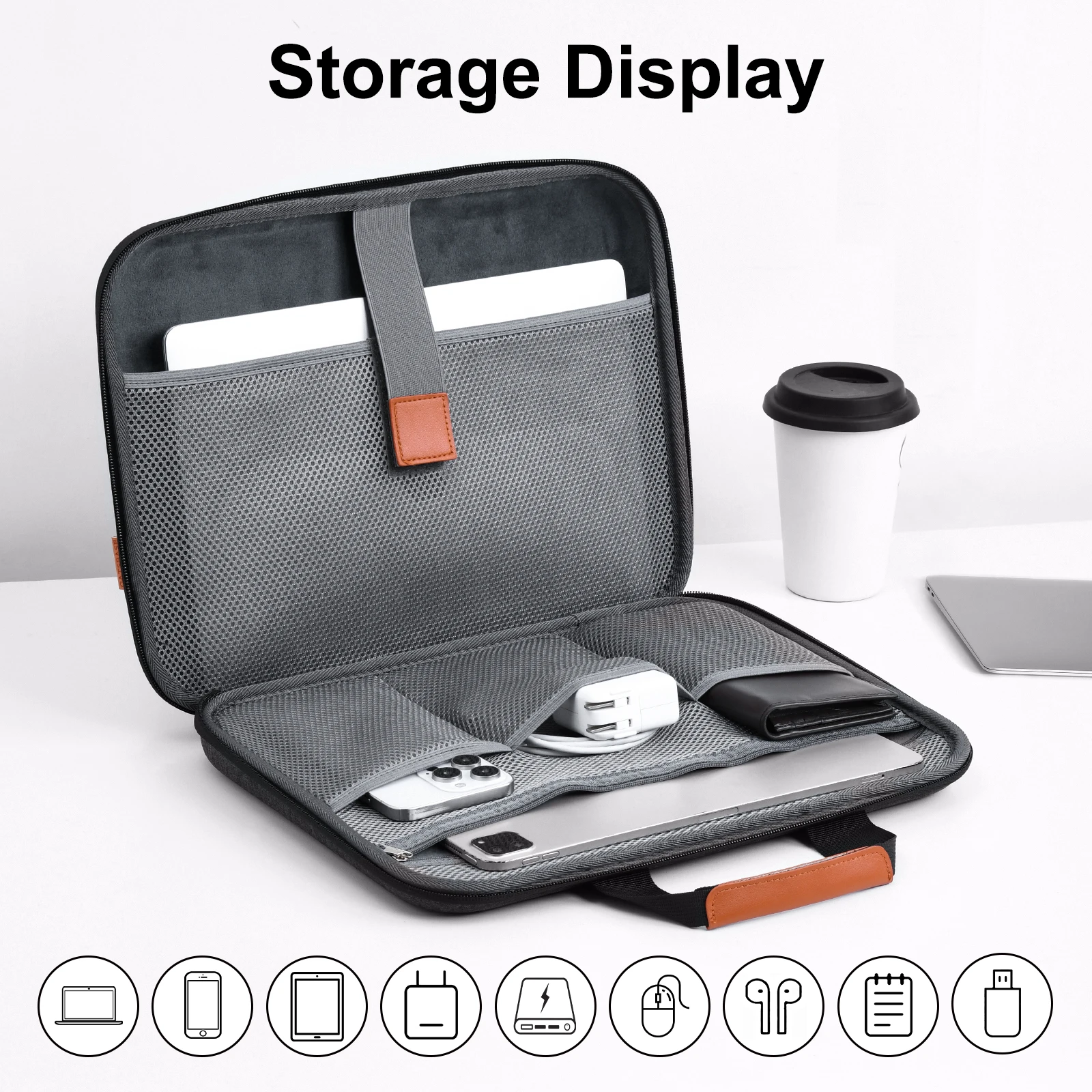 Eary Laptop Bags for 13.3-16.2 - Laptop Accessories Travel Case 评论和价格