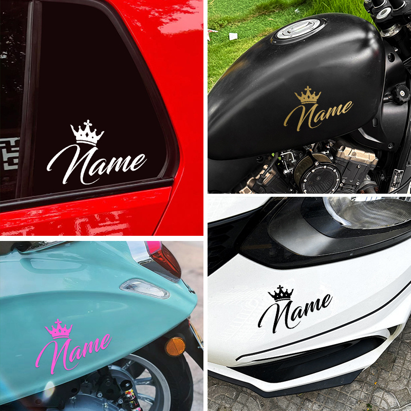 Custom Crown Name Sticker Pers - Laptop Accessories Name 评论和价格