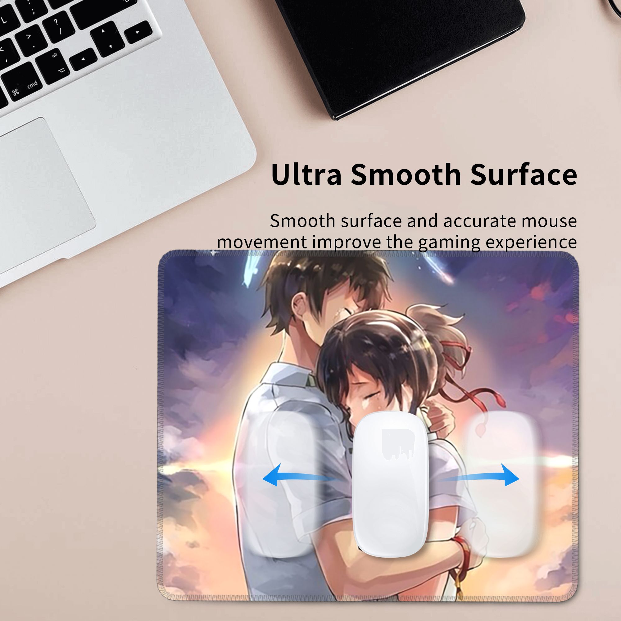 Japanese Anime Your Name Mouse - Laptop Accessories Name 评论和价格