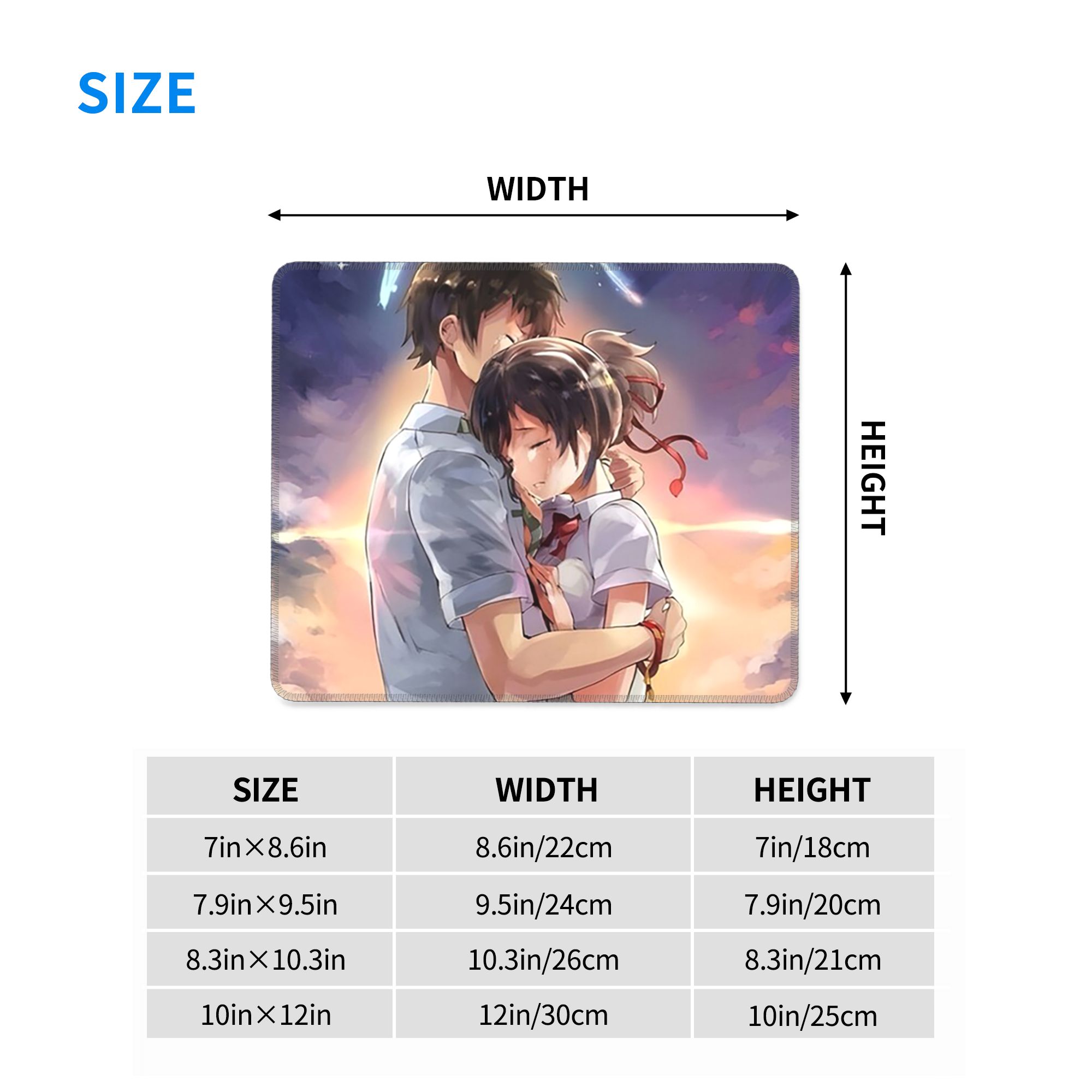 Japanese Anime Your Name Mouse - Laptop Accessories Name 评论和价格