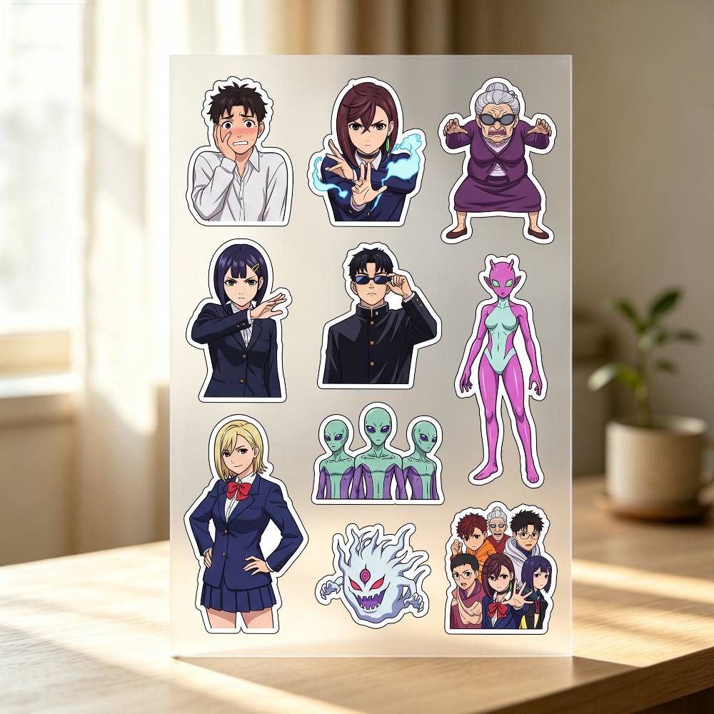 1pc Dan-da-dan Stickers Auto B - Laptop Accessories Wallpaper 评论和价格
