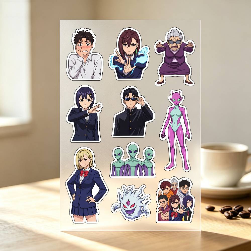1pc Dan-da-dan Stickers Auto B - Laptop Accessories Wallpaper 评论和价格