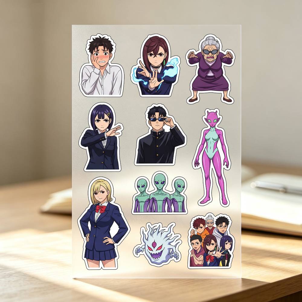 1pc Dan-da-dan Stickers Auto B - Laptop Accessories Wallpaper 评论和价格