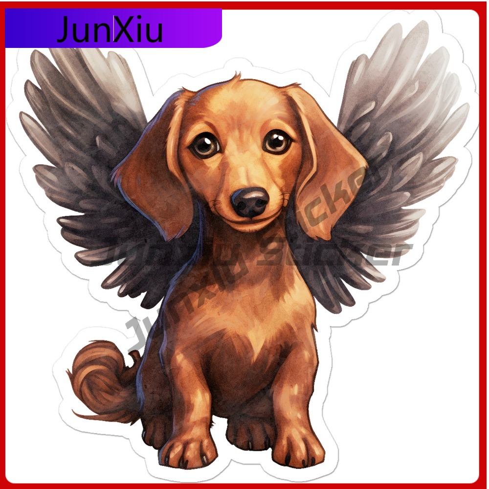 Dachshund Angel Vinyl New Must - Laptop Accessories To Have 评论和价格