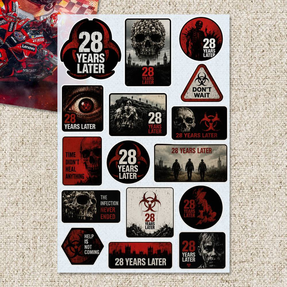 28 Y-ears L-ater Stickers Moto - Laptop Accessories Wallpaper 评论和价格